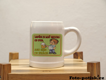 Pivní korbel Mini - jednostranný potisk